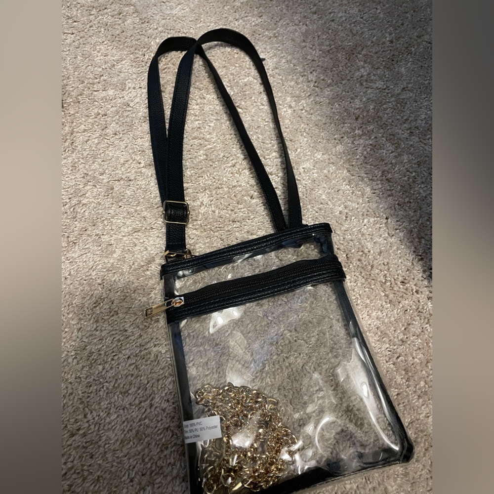 NWOT Small Clear Bag